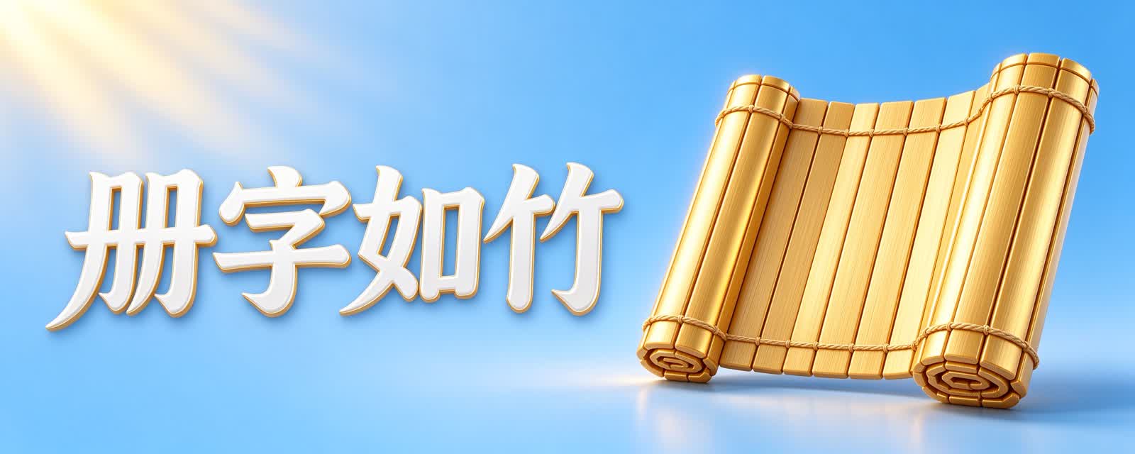 汉字“册”,为什么像一串竹片
