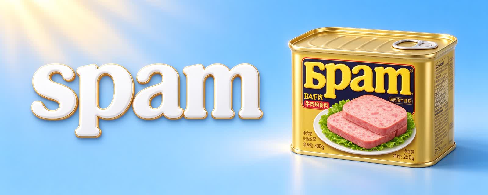 垃圾邮件,为什么叫spam?