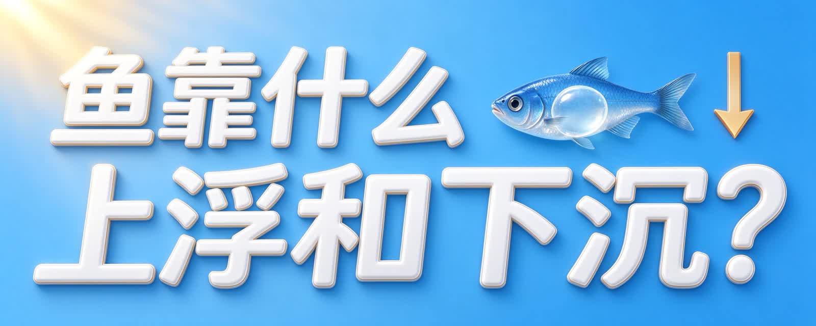 鱼靠什么上浮和下沉