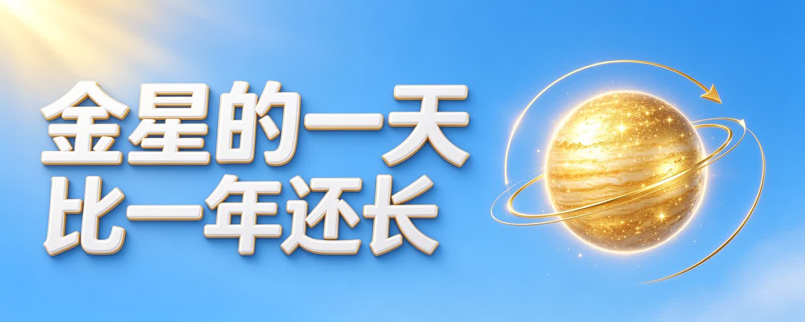 金星的一天比一年还长