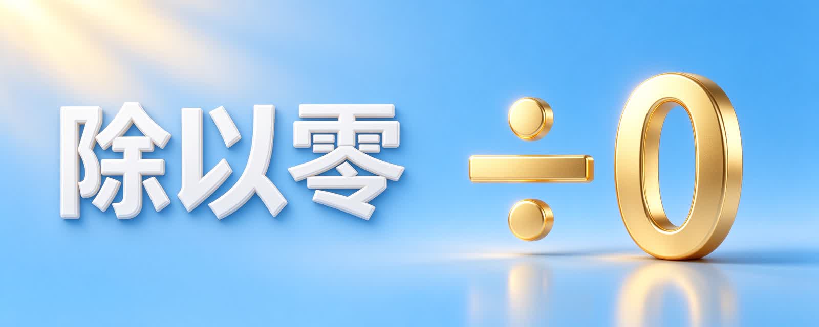 为什么不能除以0?